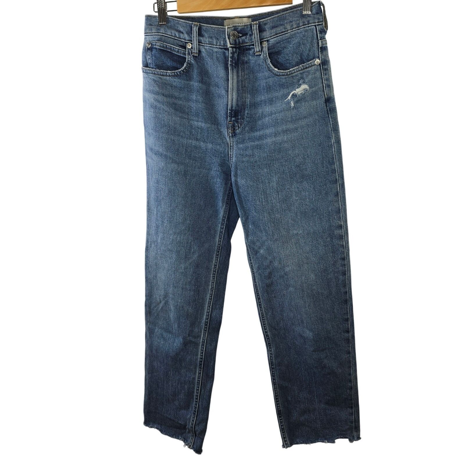 Everlane Everlane The Way High Jean Organic Cotton Blue Jeans Size 27 Size 27" / US 4 / IT 40 - 1 Thumbnail