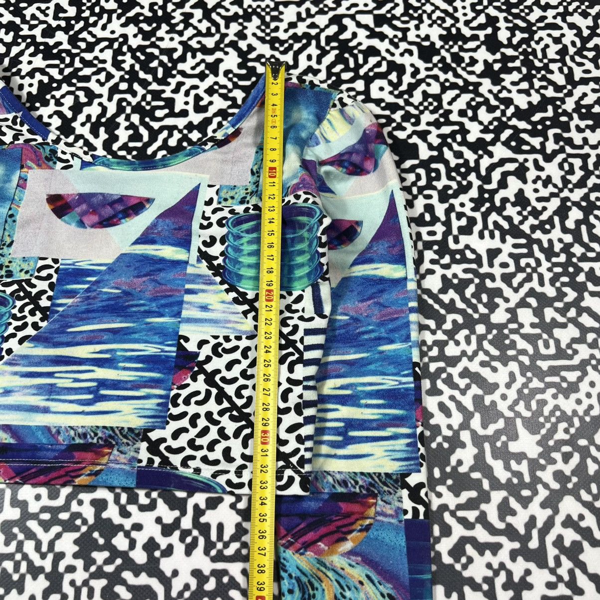 Japanese Brand Vintage Y2K Illustrated People Abstract 3D Print Longsleeve Size S / US 4 / IT 40 - 14 Thumbnail