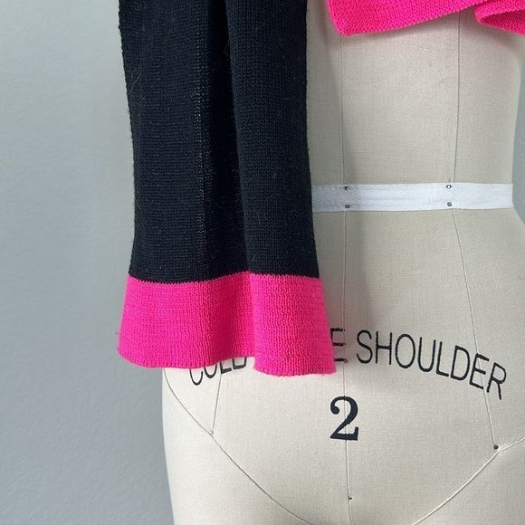 Vintage × Yves Saint Laurent VTG YSL Scarf Japan Knit 70s Size ONE SIZE - 4 Thumbnail