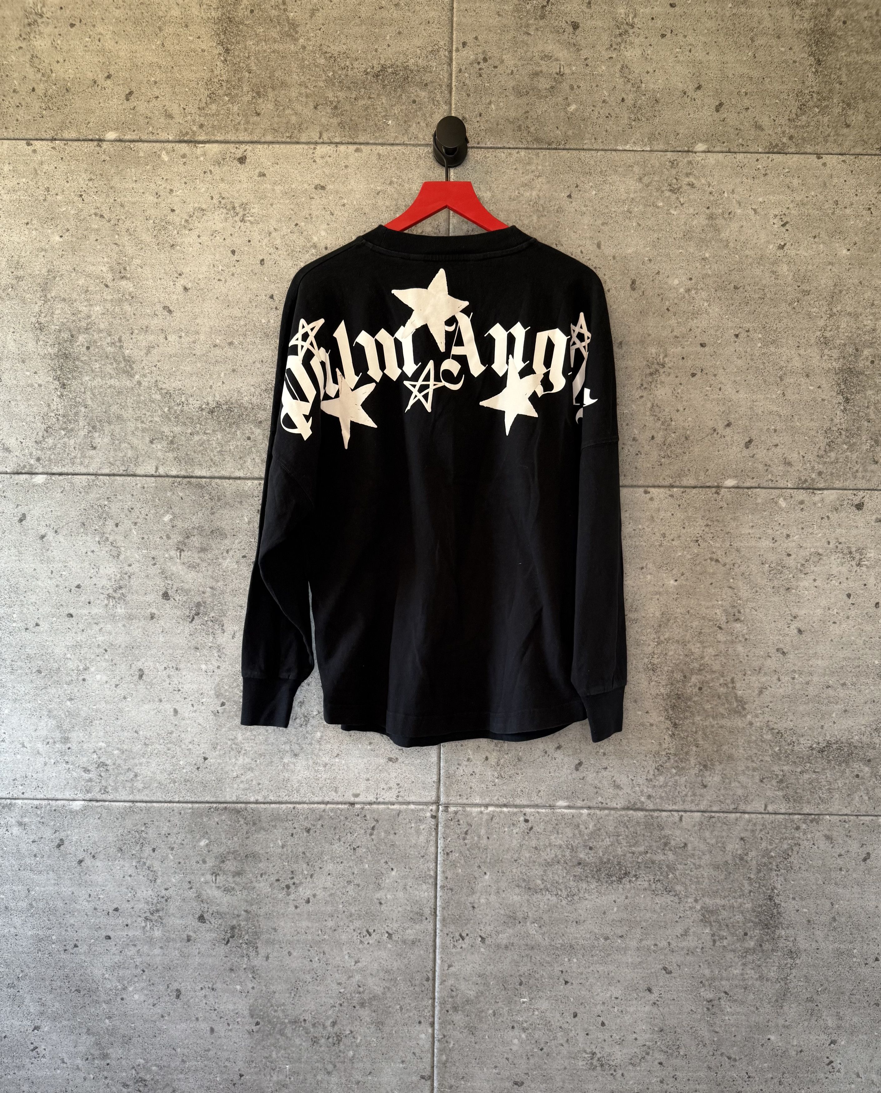 Palm angels oversized shoulder longsleeve t shirt