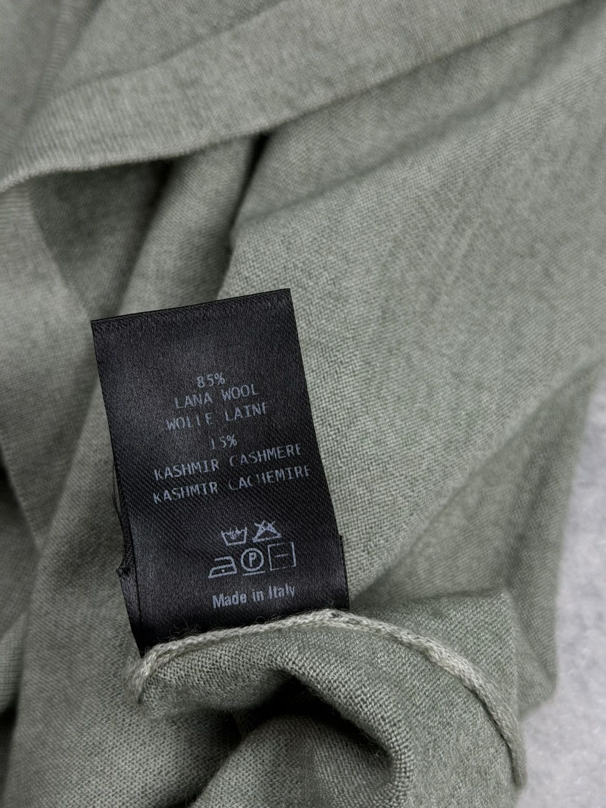 Zanieri Zanieri V-Neck Sweater XL 54 Wool Cashmere Blend Men’s Green Size US L / EU 52-54 / 3 - 8 Thumbnail