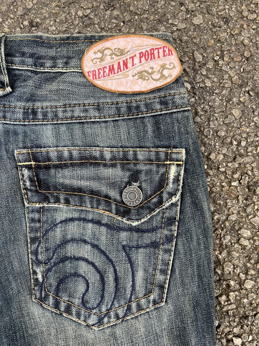 Freeman T. Porter NWT FREEMAN T PORTER FLARED JEANS Y2K BOOTCUT LOW RISE DENIM Size US 30 / EU 46 - 14 Thumbnail