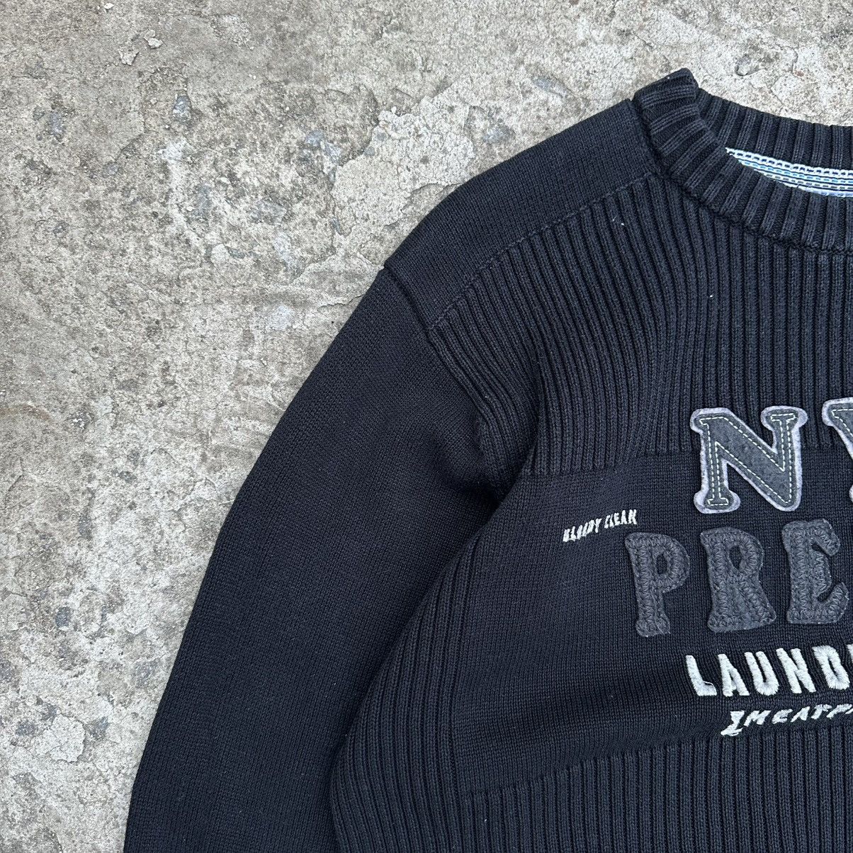 If Six Was Nine × Le Grande Bleu (L.G.B.) Vintage Japanese Style Knit Sweater New York Premium 00s USA Size US XXL / EU 58 / 5 - 5 Thumbnail