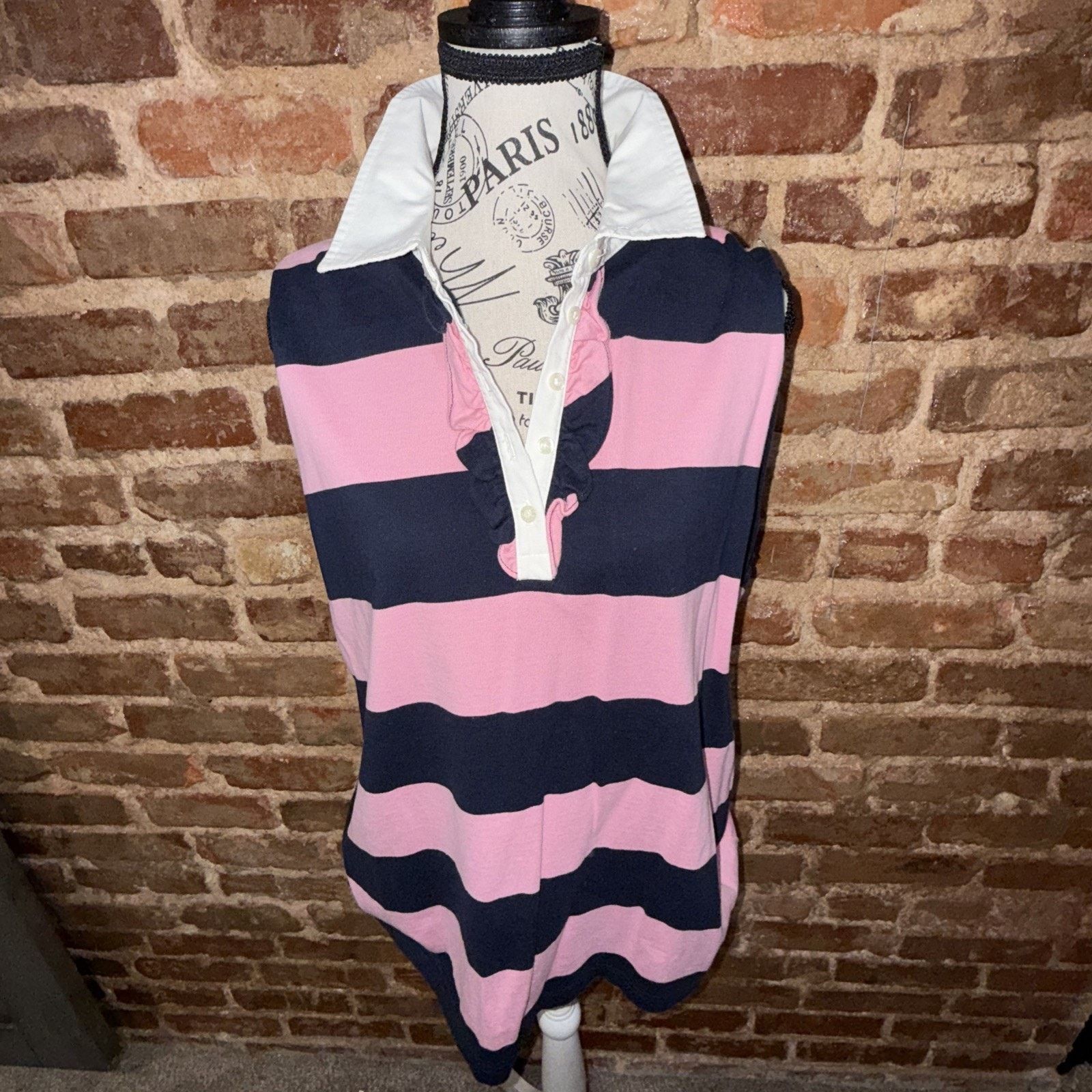 Tommy Hilfiger Tommy Hilfiger Women’s Sleeveless Colorblock Ruffled Sz XXL Size XXL / US 16-18 / IT 52-54 - 5 Thumbnail
