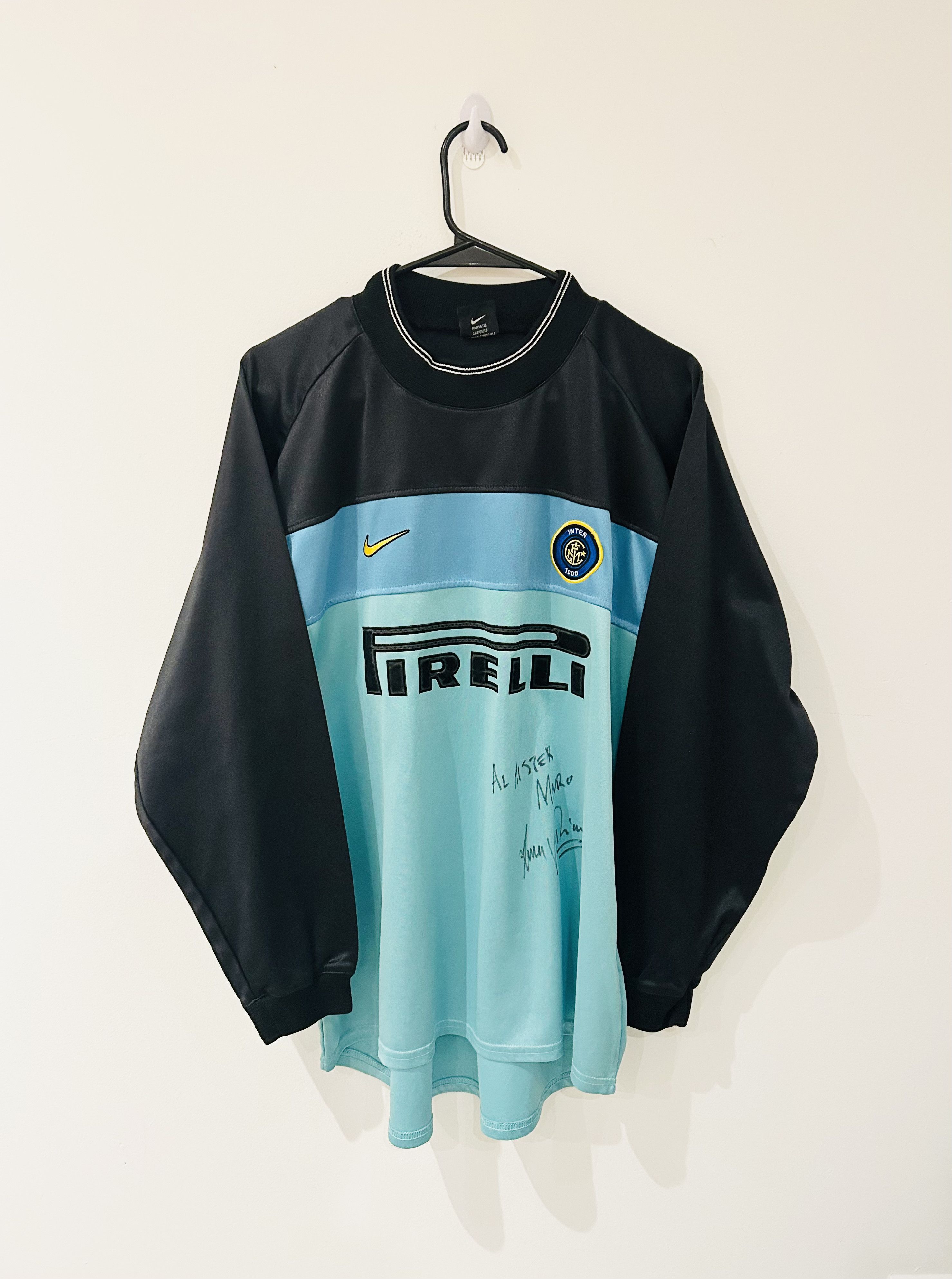 Nike × Vintage Inter Milan 1998/99 gk matchworn and signed Size US L / EU 52-54 / 3 - 1 Thumbnail