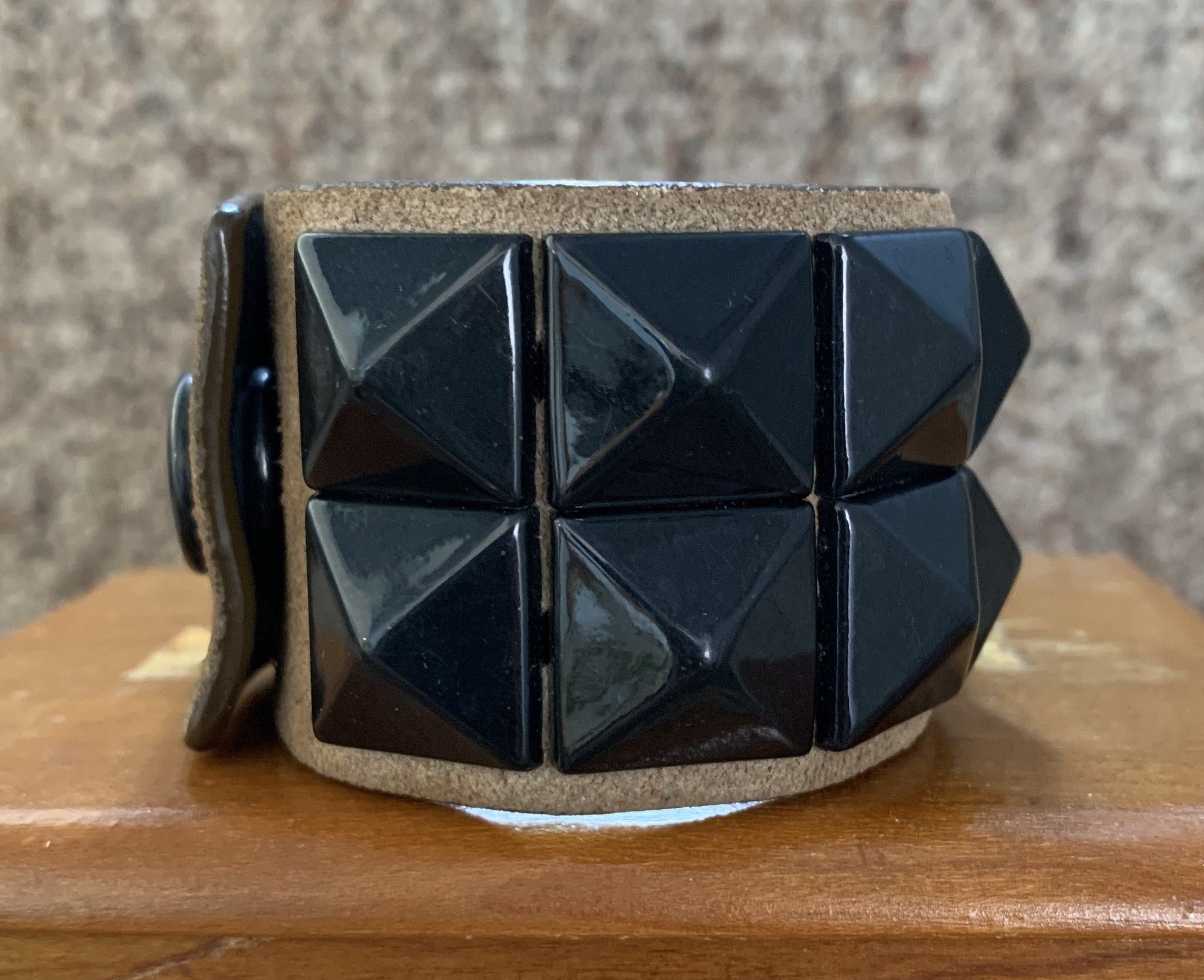 Number (N)ine FW04 Number (N)ine Studded Leather Bracelet Size ONE SIZE - 3 Thumbnail