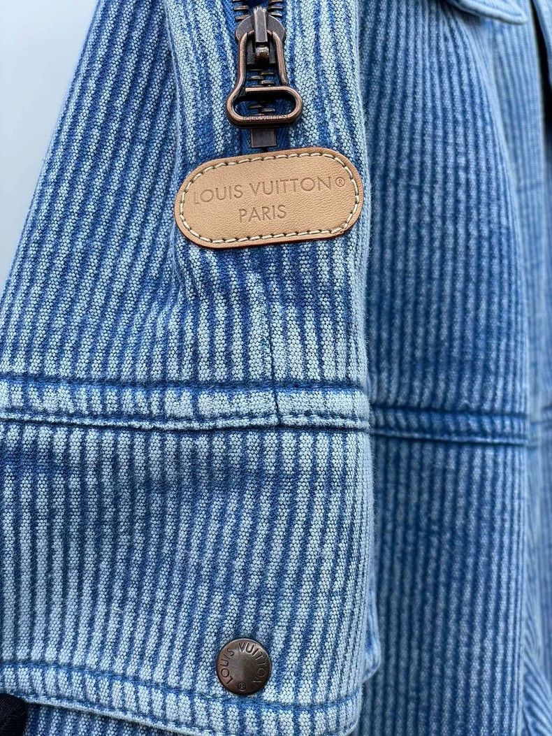 Louis Vuitton Louis Vuitton Blue suede corduroy knickers pants 2504-Nexta Size US 40 / EU 56 - 3 Thumbnail