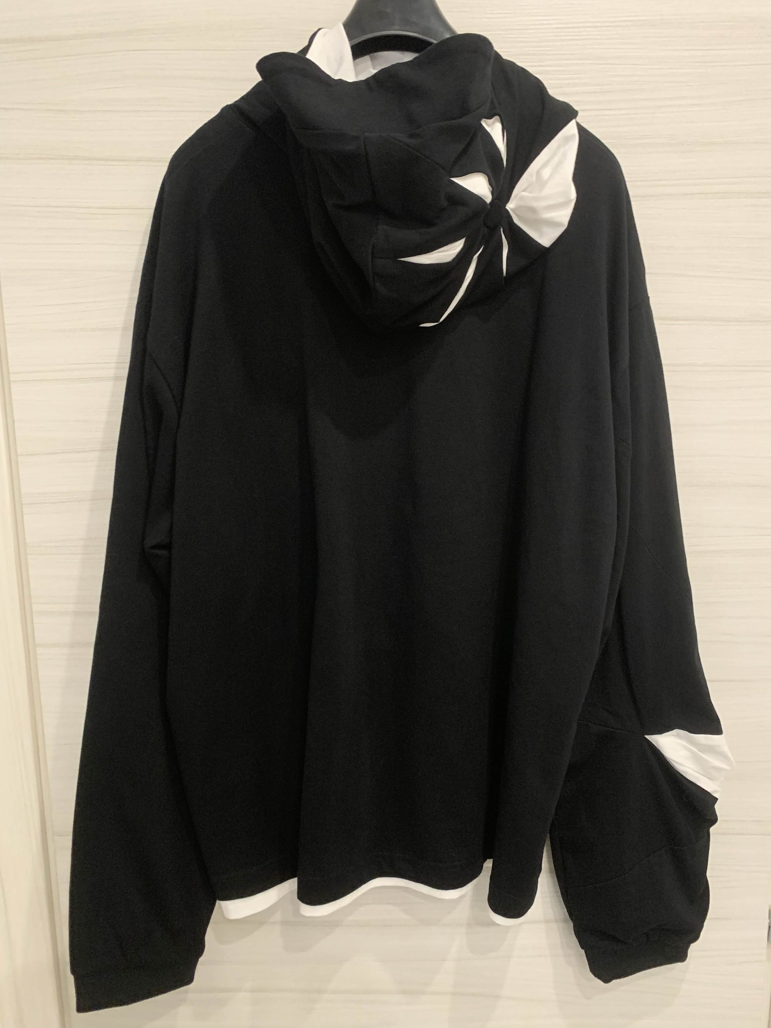 Kusikohc Kusikohc Origami pattern cotton hoodie - size XL Size US XL / EU 56 / 4 - 2 Thumbnail