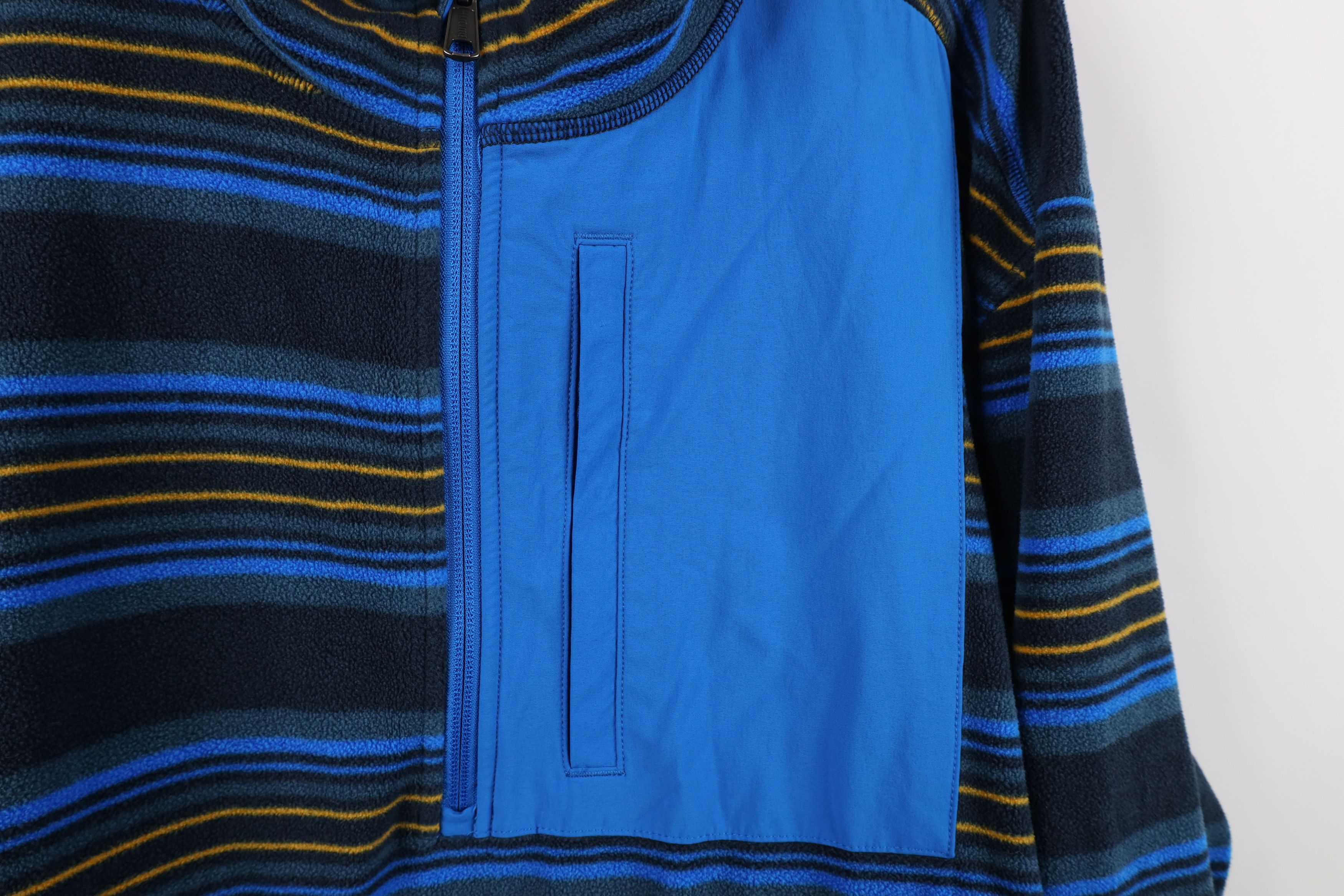 Duluth Trading Company Duluth Trading Co Striped Fleece Half Zip Pullover Sweater Size US XL / EU 56 / 4 - 4 Thumbnail