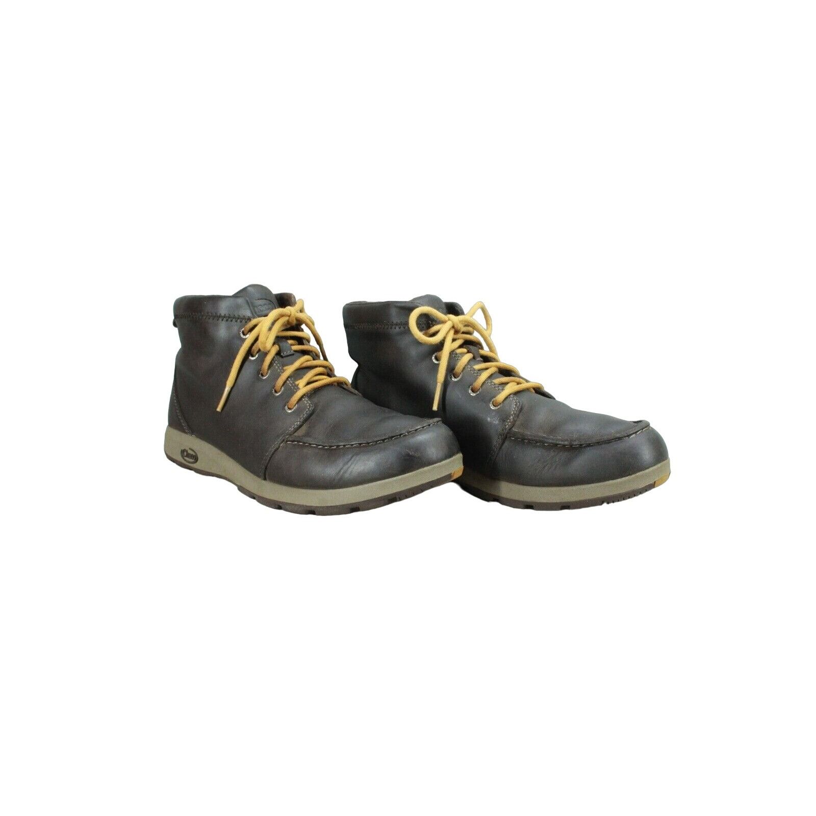Chaco × Leather Chaco Men's Leather Waterproof Ankle Chukka Boots Size US 8.5 / EU 41-42 - 4 Thumbnail