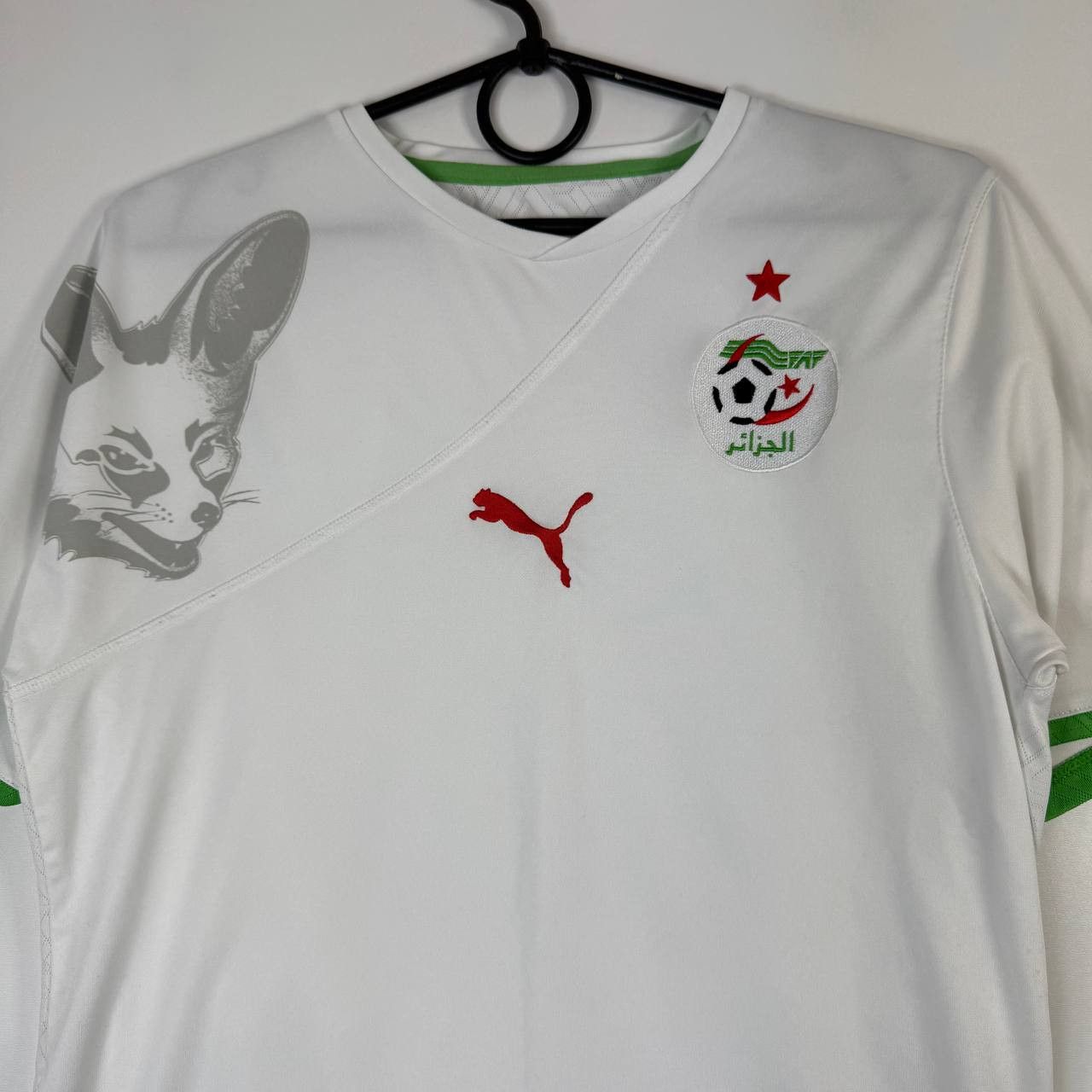Puma Algeria 2010-11 Puma Away Jersey White Fox Mens Size S Size US S / EU 44-46 / 1 - 2 Thumbnail