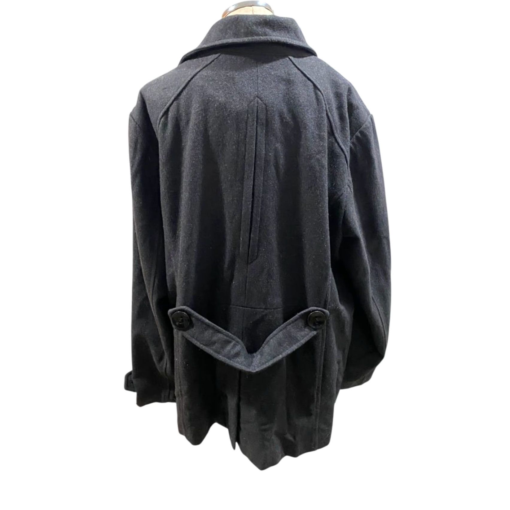 Vintage Weather Tamer Coat Wool Blend Womens 2X Plus Charcoal Dark Gray Wool Blend Coat Weather Tamer Womens Plus 2X Charcoal Gray Wool Blend Coat Size XXL / US 16-18 / IT 52-54 - 6 Thumbnail