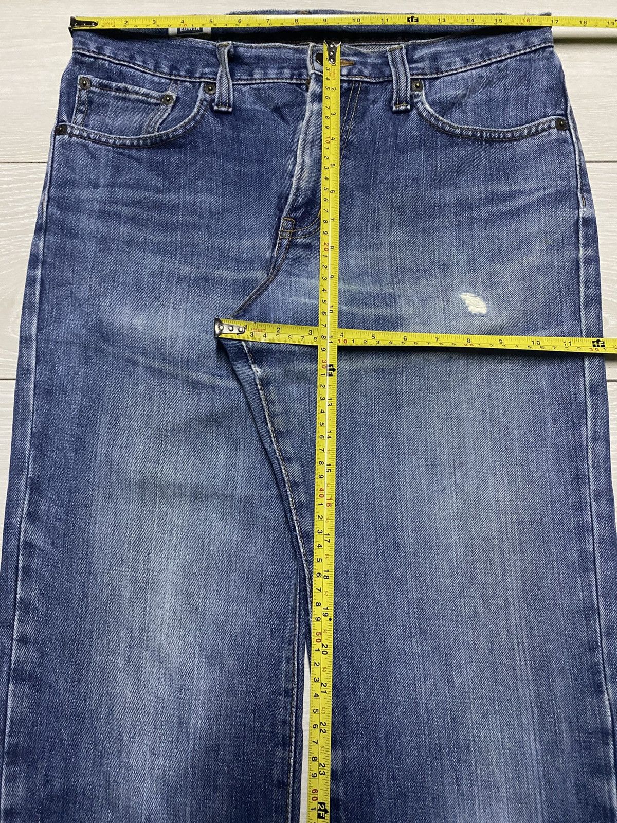 Edwin Vintage Japanese Brand Edwin 403 Distressed Jeans Size US 34 / EU 50 - 13 Thumbnail