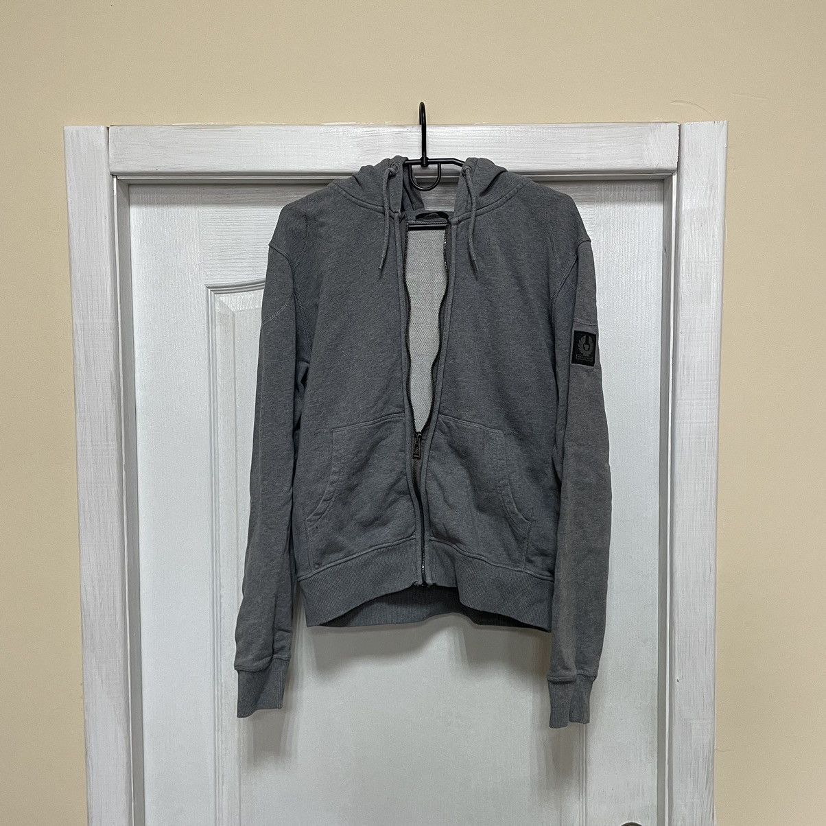 Belstaff Belstaff Casual zip Hoodie cold hooded moto racing old band Size US S / EU 44-46 / 1 - 1 Thumbnail