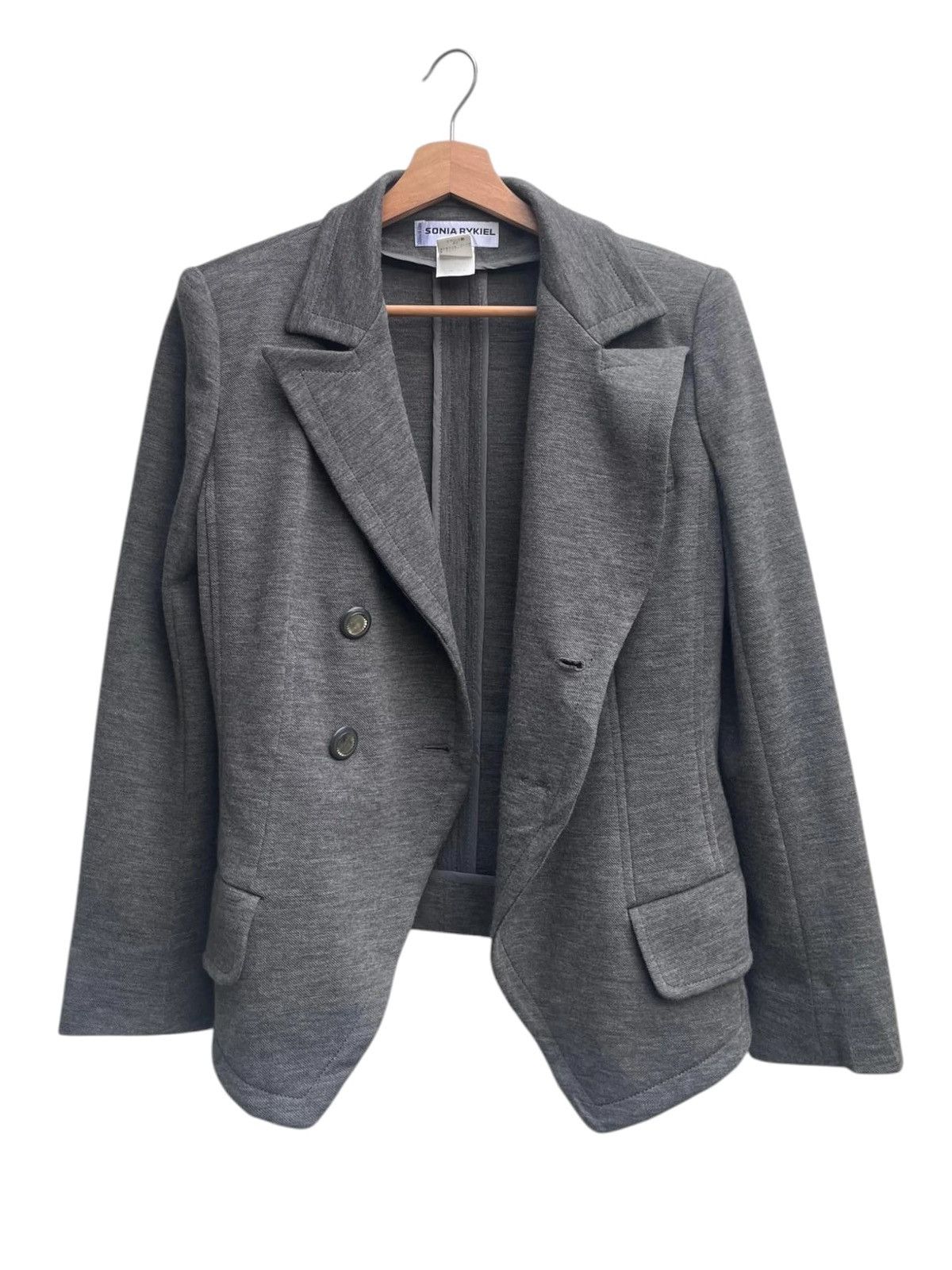 Sonia Rykiel Sonia Rykiel Double Breasted Wool Jacket Size M / US 6-8 / IT 42-44 - 3 Thumbnail