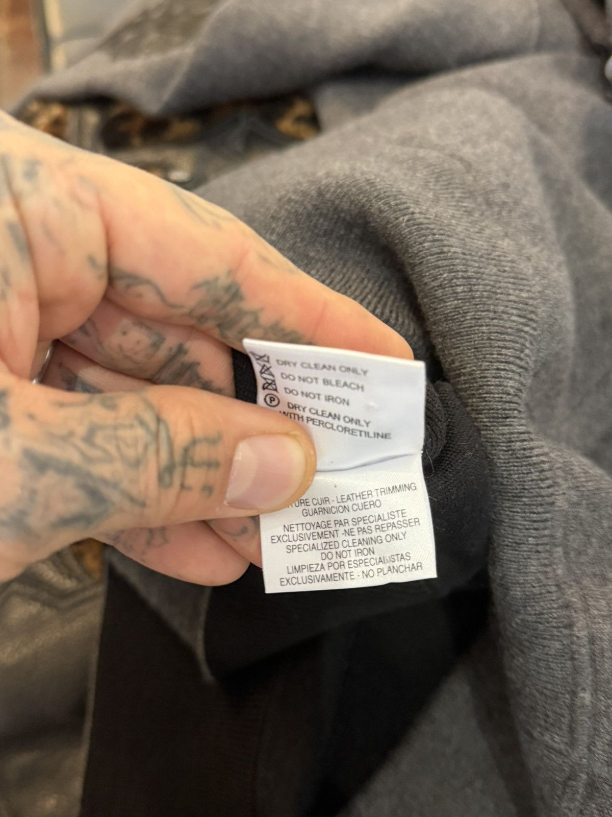 Chrome Hearts 1 of 1 HERMES x CHROME HEARTS CASHMERE JACKET HOODIE Size US XXL / EU 58 / 5 - 3 Thumbnail