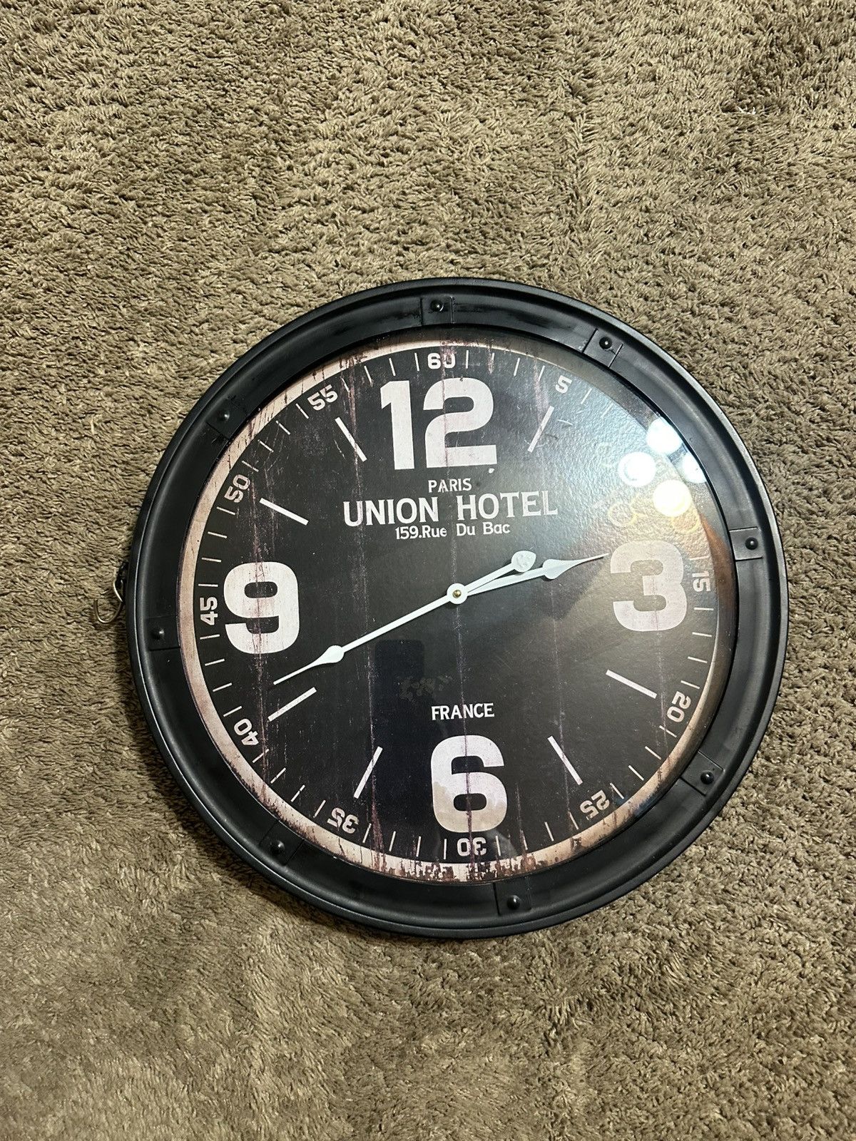 Nike Vintage Olivia & May Union Hotel metal wall clock 00s Size US L / EU 52-54 / 3 - 1 Thumbnail