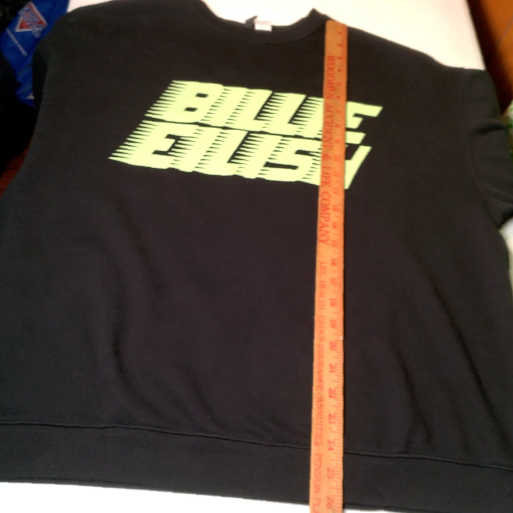 H&M Billie Eilish Sweatshirt Women L Black Neon Green Graphic Music H&M Divided Womens Size L / US 10 / IT 46 - 7 Thumbnail