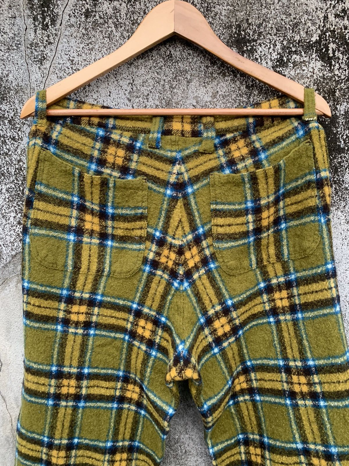 Comme des Garcons Vintage Comme des Garcons Yellow Plaid Pants Wool Size 30" / US 8 / IT 44 - 7 Thumbnail