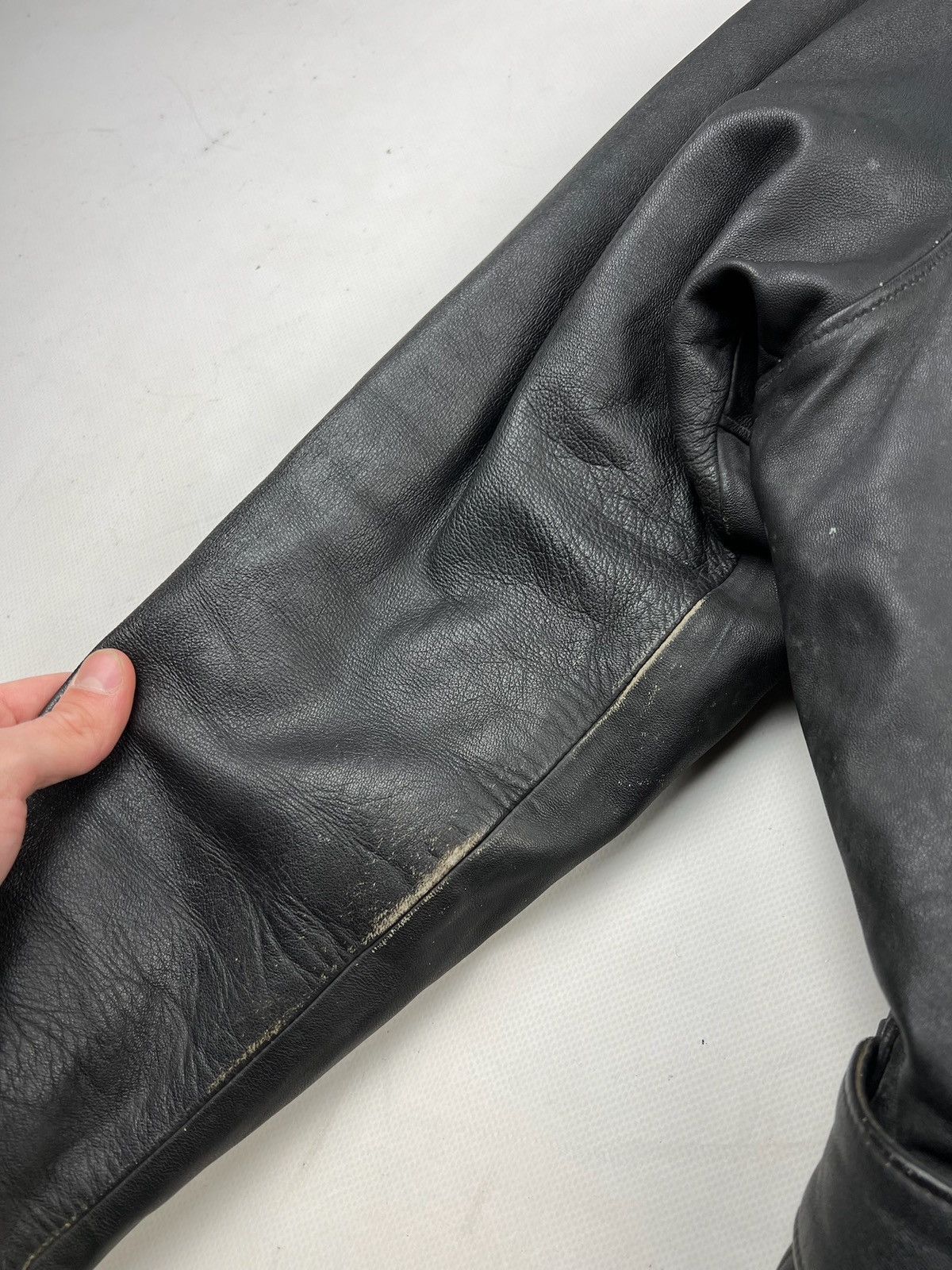 Vintage Vintage Perfecto Leather Jacket Distressed Size US XL / EU 56 / 4 - 10 Thumbnail