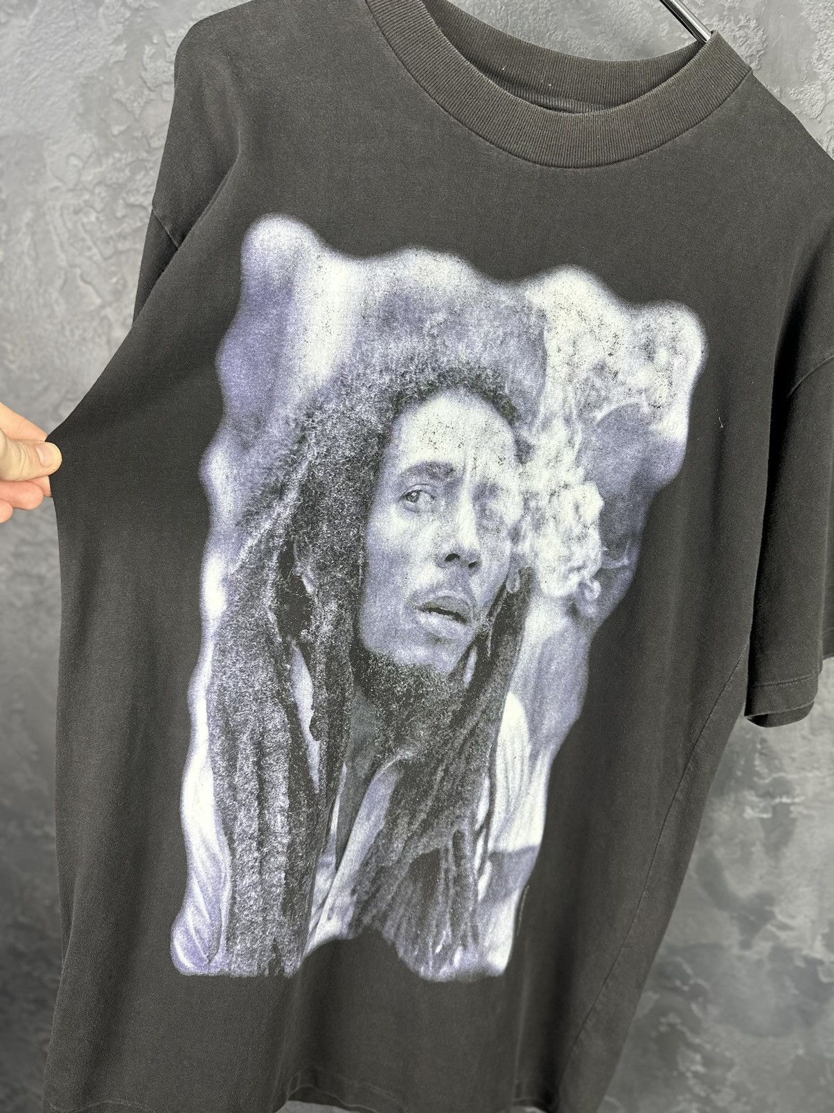 Bob Marley × Vintage Vintage 1991 Bob Marley T-shirt Made in Jamaica Size US L / EU 52-54 / 3 - 3 Thumbnail
