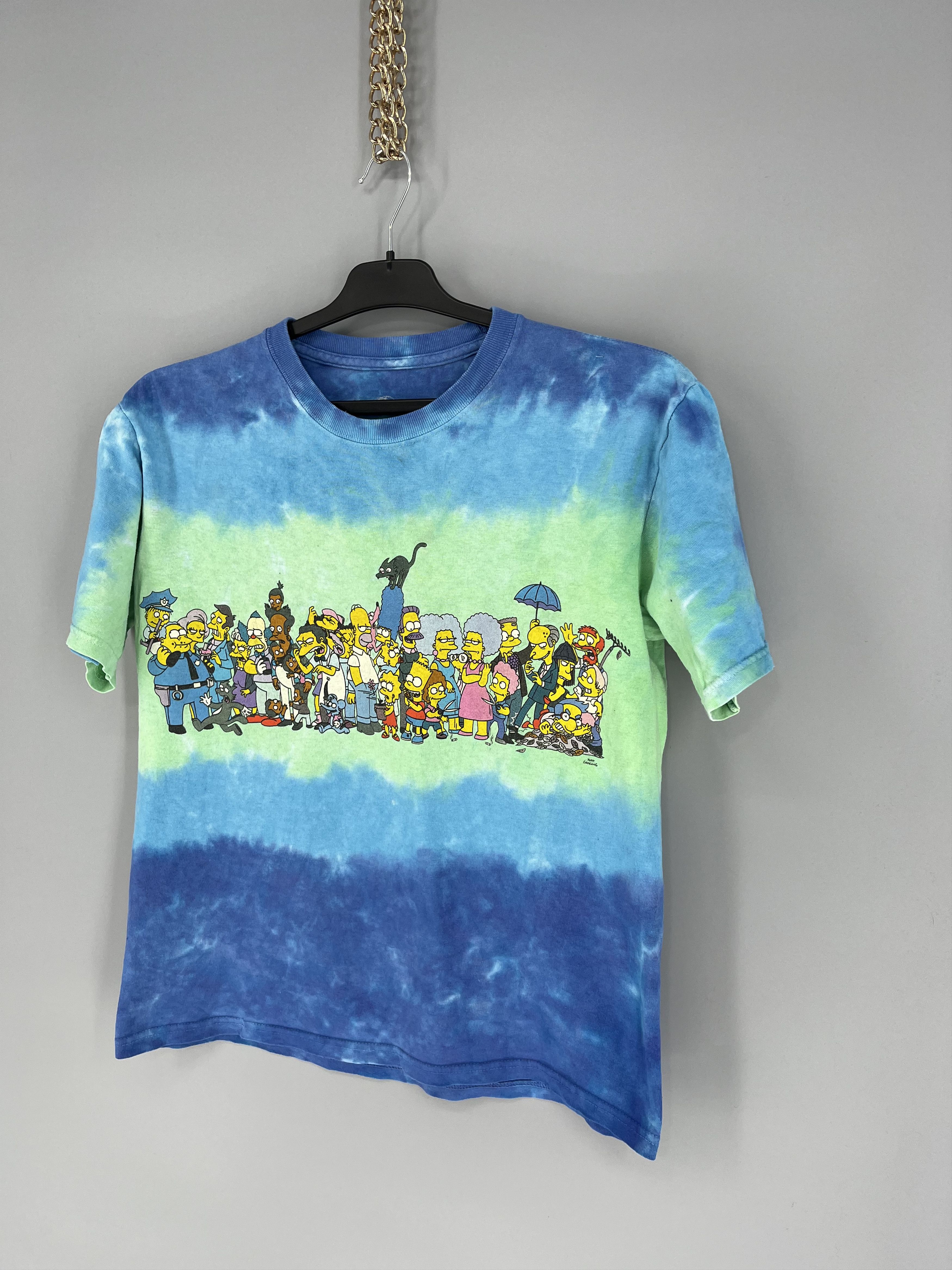 The Simpsons Vintage The Simpsons Tie Dye Tee T Shirt Cast Crew Men's Size US S / EU 44-46 / 1 - 3 Thumbnail
