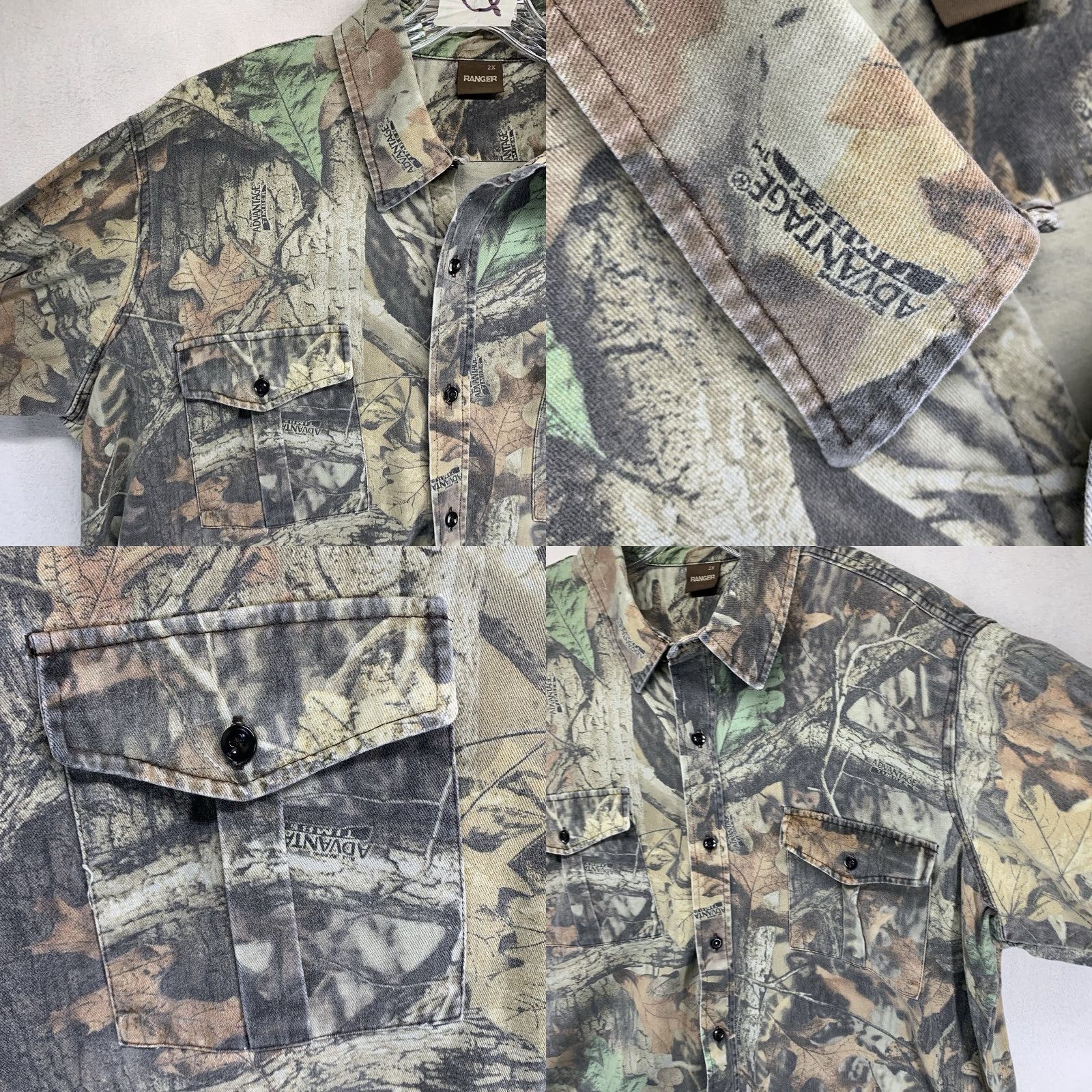 Vintage VINTAGE Ranger Camo Button Shirt Men 2XL Long Sleeve Cotton Casual Outdoor Hunting Size US XXL / EU 58 / 5 - 8 Thumbnail
