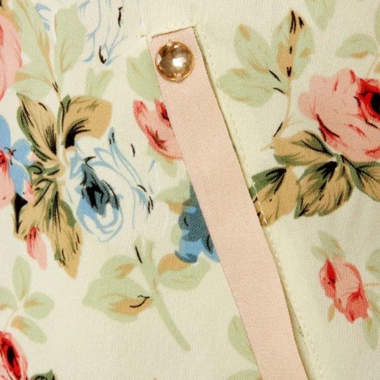 Other Fate Varsity Blooms Blush Floral Print Bomber Jacket Size M / US 6-8 / IT 42-44 - 5 Thumbnail