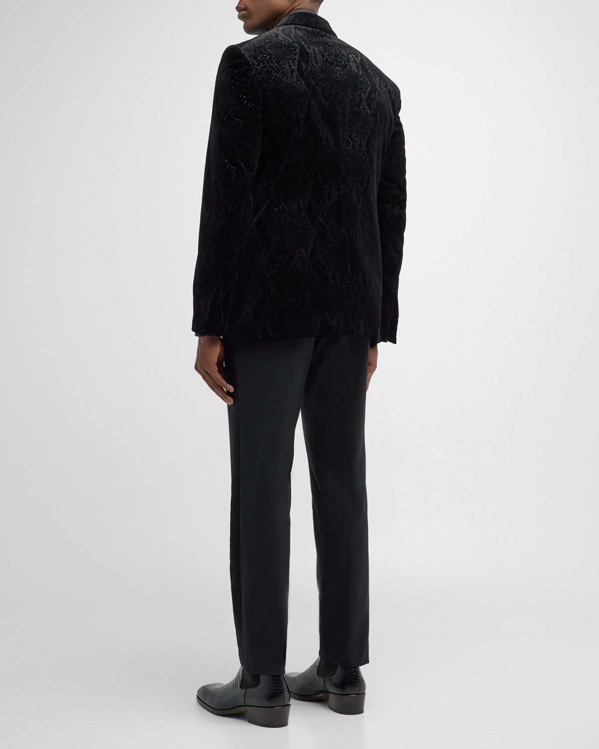 Tom Ford o1w1db10125 JLSPF2 Shelton Jacket in Black Size US L / EU 52-54 / 3 - 5 Thumbnail