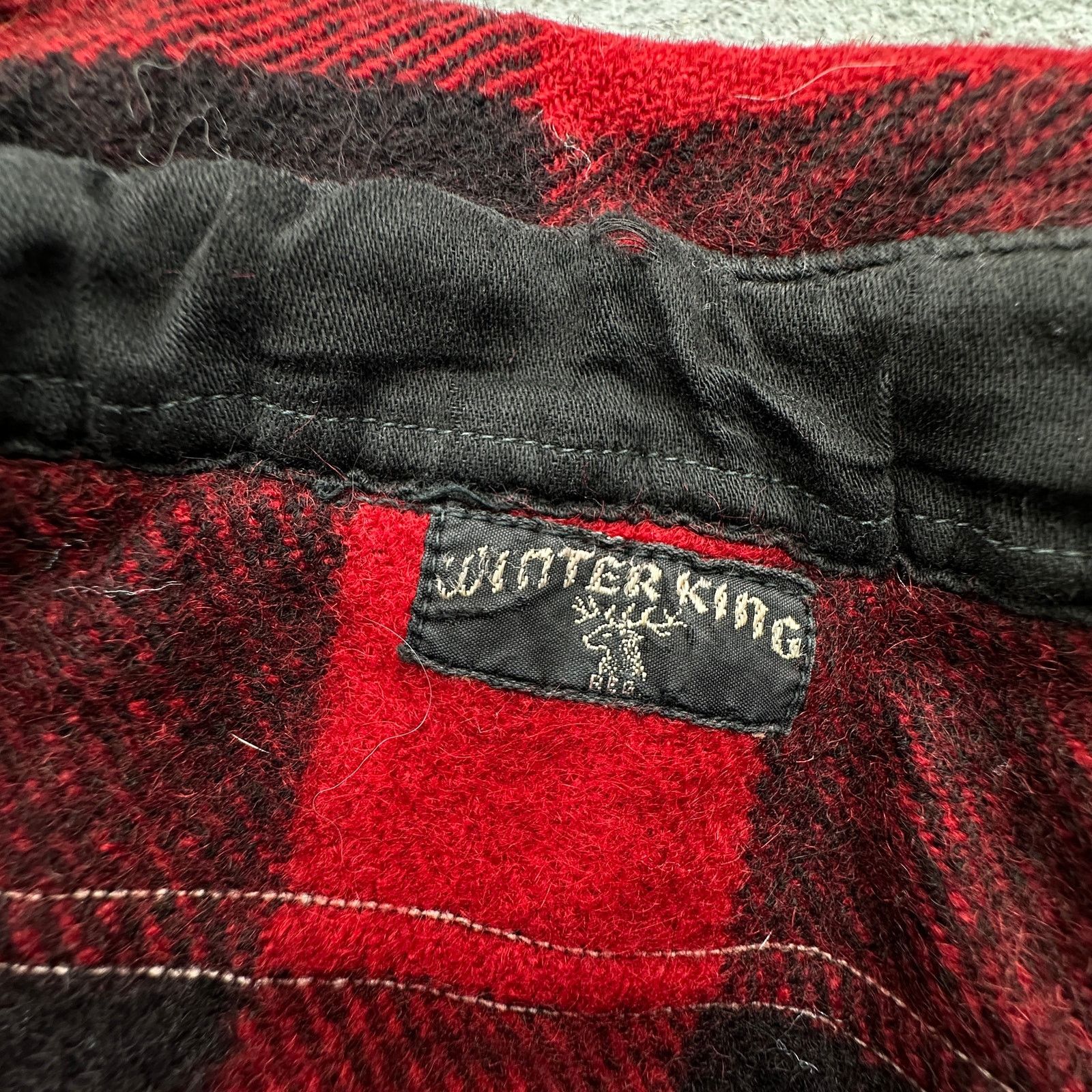 Other Vintage 60s Winter King Wool Buffalo Check Flannel Shirt M Size US M / EU 48-50 / 2 - 2 Thumbnail