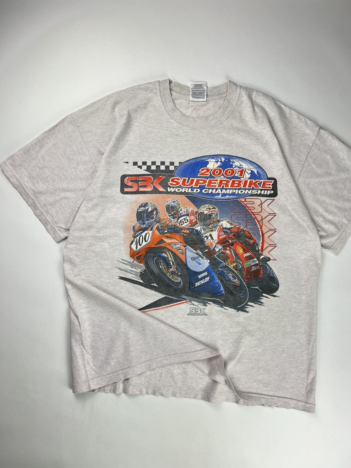 Ducati × Vintage Vintage Superbike World Championship 2001 Ducati T-shirt Size US XL / EU 56 / 4 - 1 Thumbnail