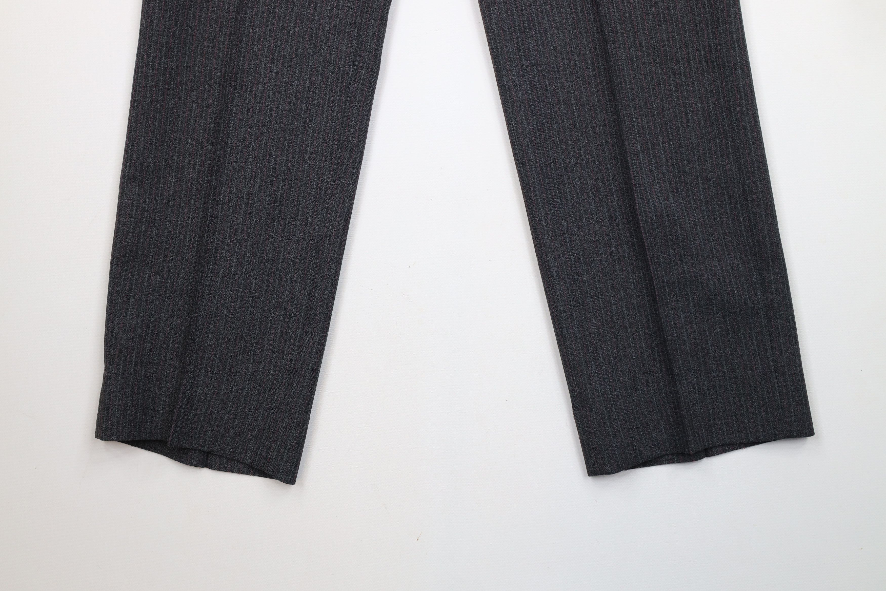 Vintage Vintage 70s Streetwear Wool Striped 2 Piece Wedding Suit Size 40R - 9 Thumbnail