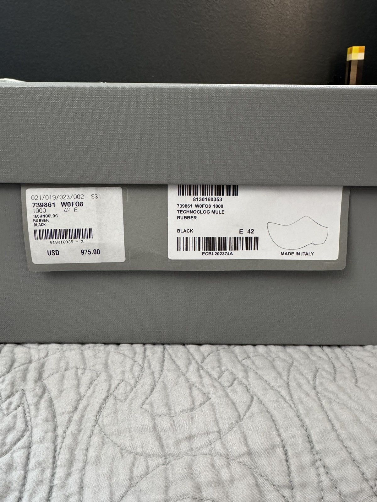 Balenciaga Balenciaga Rubber Technoclog Size 42 Size US 9 / EU 42 - 4 Thumbnail