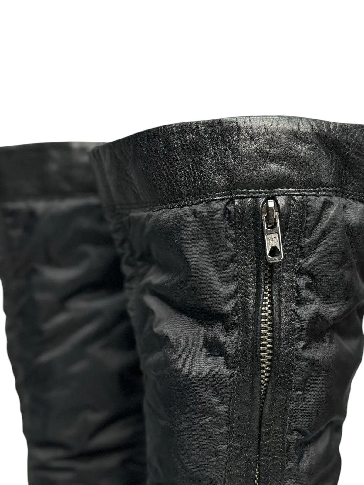 If Six Was Nine High slim fit black leather boots Maison Margiela 2000 style Size US 10 / IT 40 - 5 Thumbnail