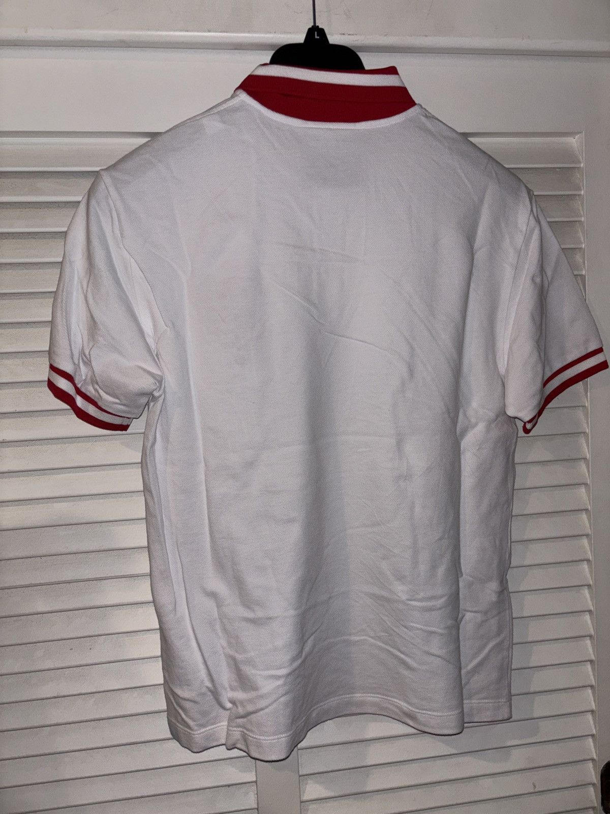 Moschino Moschino mirror reserve logo white red polo small Size US S / EU 44-46 / 1 - 2 Thumbnail