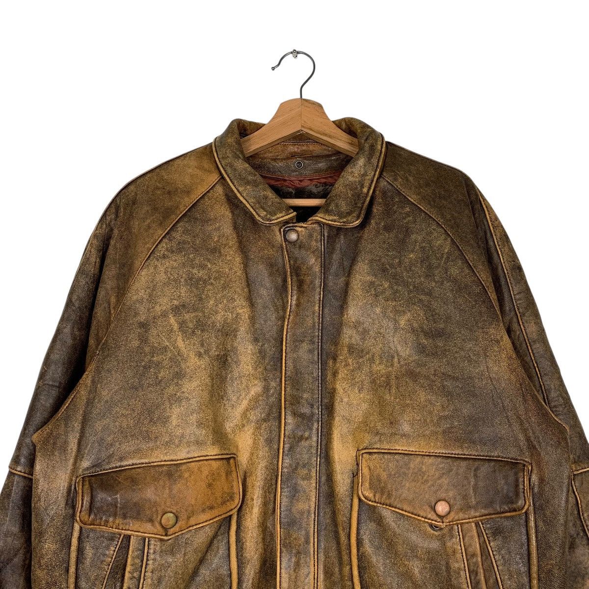 Japanese Brand Japanese Brand Motorcycle Riding Leather Jacket Size US M / EU 48-50 / 2 - 2 Thumbnail