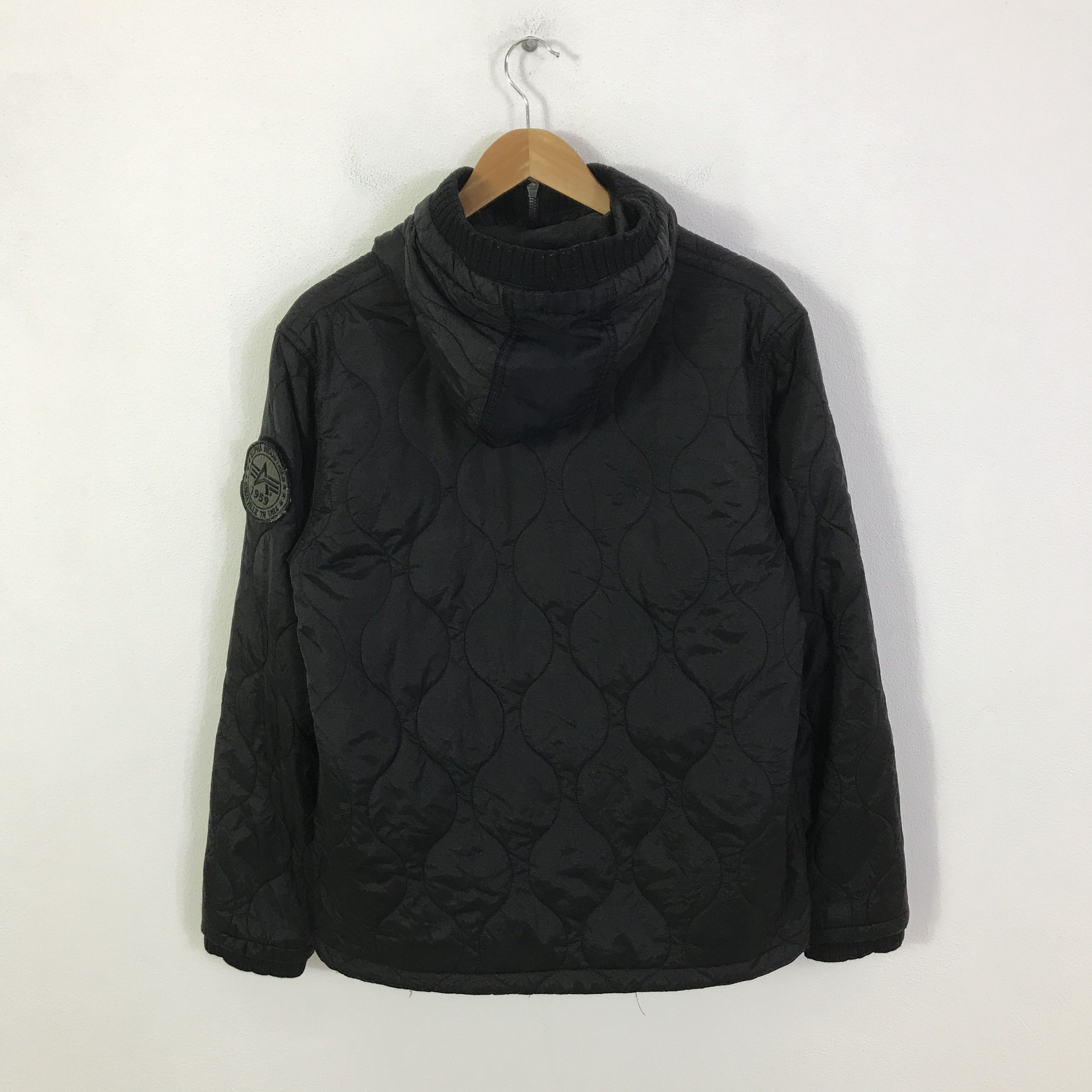 Alpha Industries y2k alpha industries hoodie jacket K106B14 Size US L / EU 52-54 / 3 - 3 Thumbnail