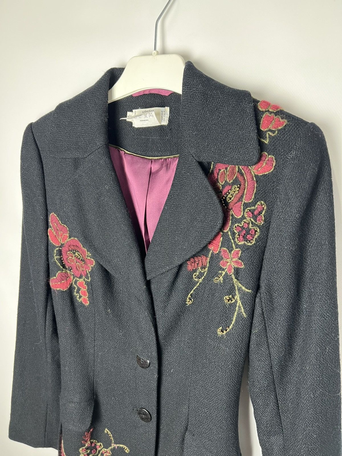 Valentino Vintage luxury designer Valentino Wool Coat Size 38 Size XS / US 0-2 / IT 36-38 - 4 Thumbnail