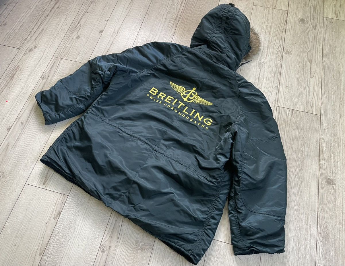 Alpha Industries × Breitling × Vintage Alpha Industries X Breitling Jacket Size US XL / EU 56 / 4 - 20 Thumbnail
