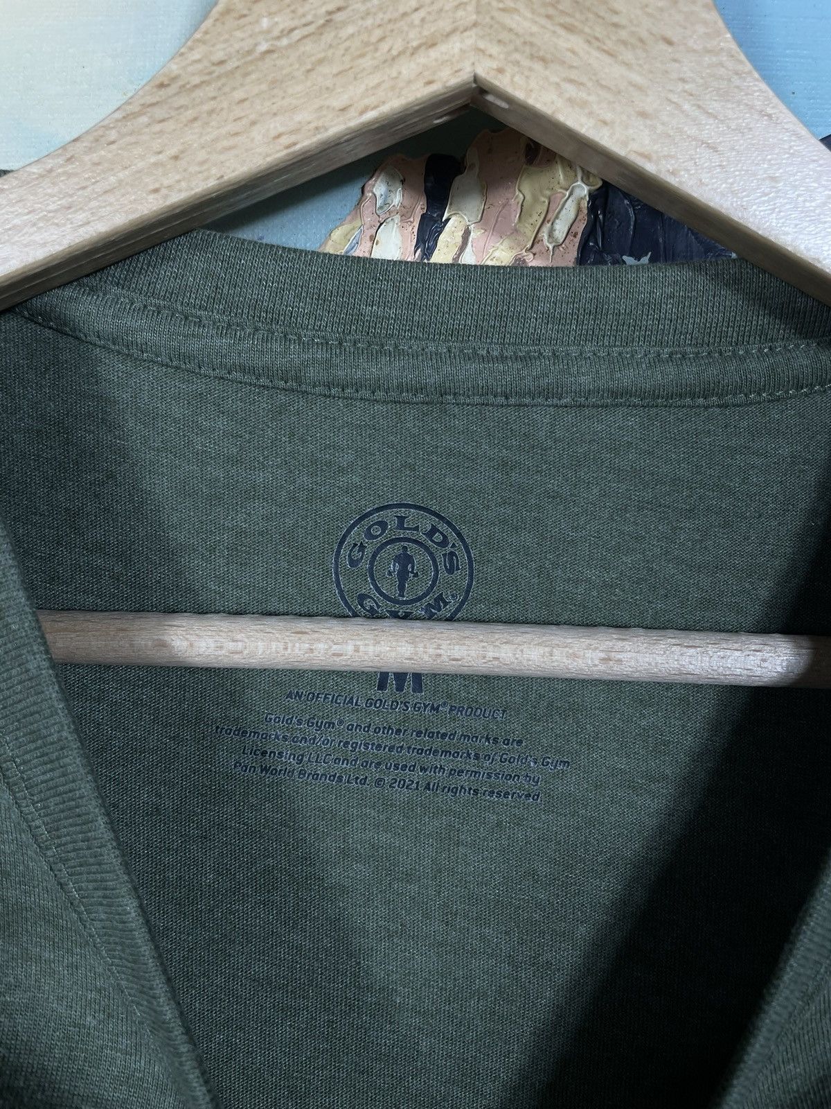 Other Gold’s Gym Green Tee Sportswear Big Logo Strongman Size US M / EU 48-50 / 2 - 6 Thumbnail