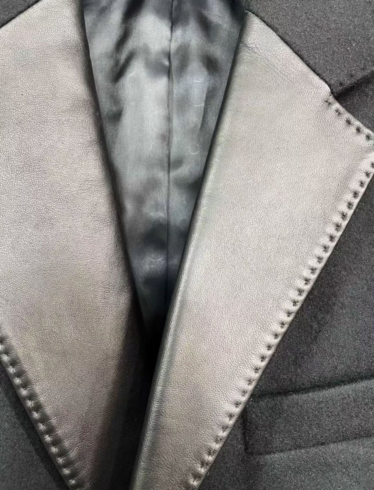 John Richmond Richmond Wool & Sheepskin Coat J30 Size US M / EU 48-50 / 2 - 3 Thumbnail