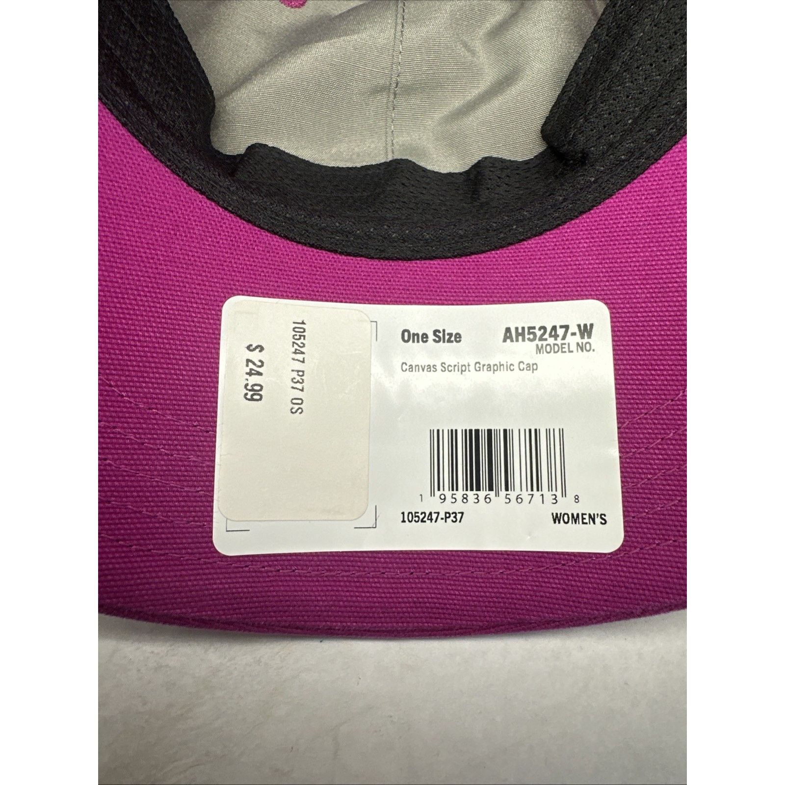 Carhartt Womens CARHARTT Baseball Hat Canvas Script Graphic Cap Size ONE SIZE - 6 Thumbnail