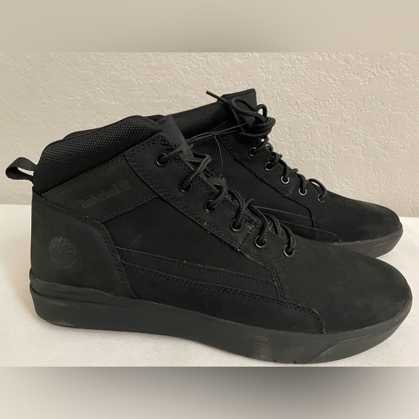 Timberland Timberland Allston Lace-up Sneakers Black Nubuck Men 11.5 Size US 11.5 / EU 44-45 - 1 Thumbnail