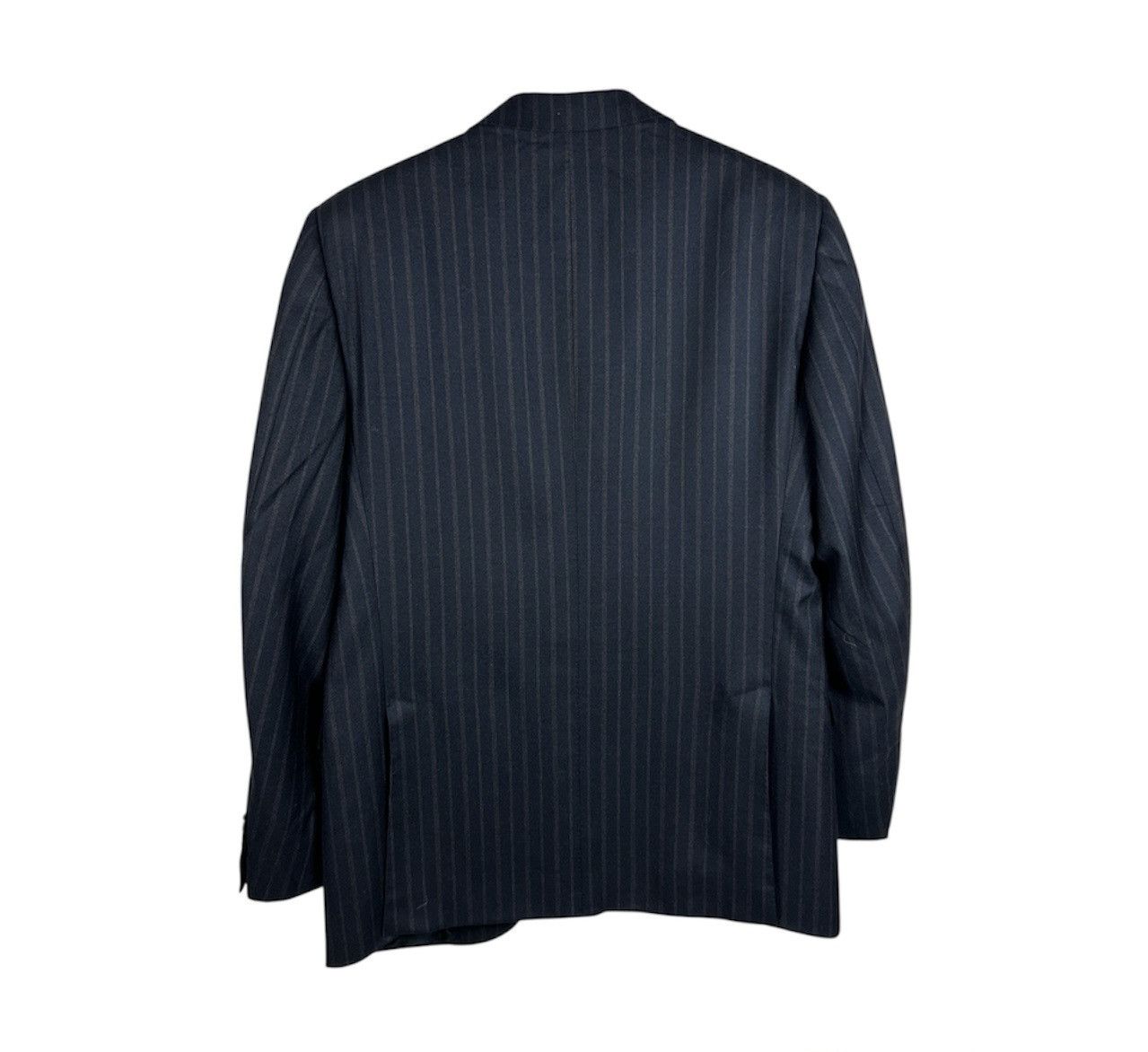 Ermenegildo Zegna Ermenegildo Zegna Couture wool striped blazer jacket italian Size 48R - 2 Thumbnail