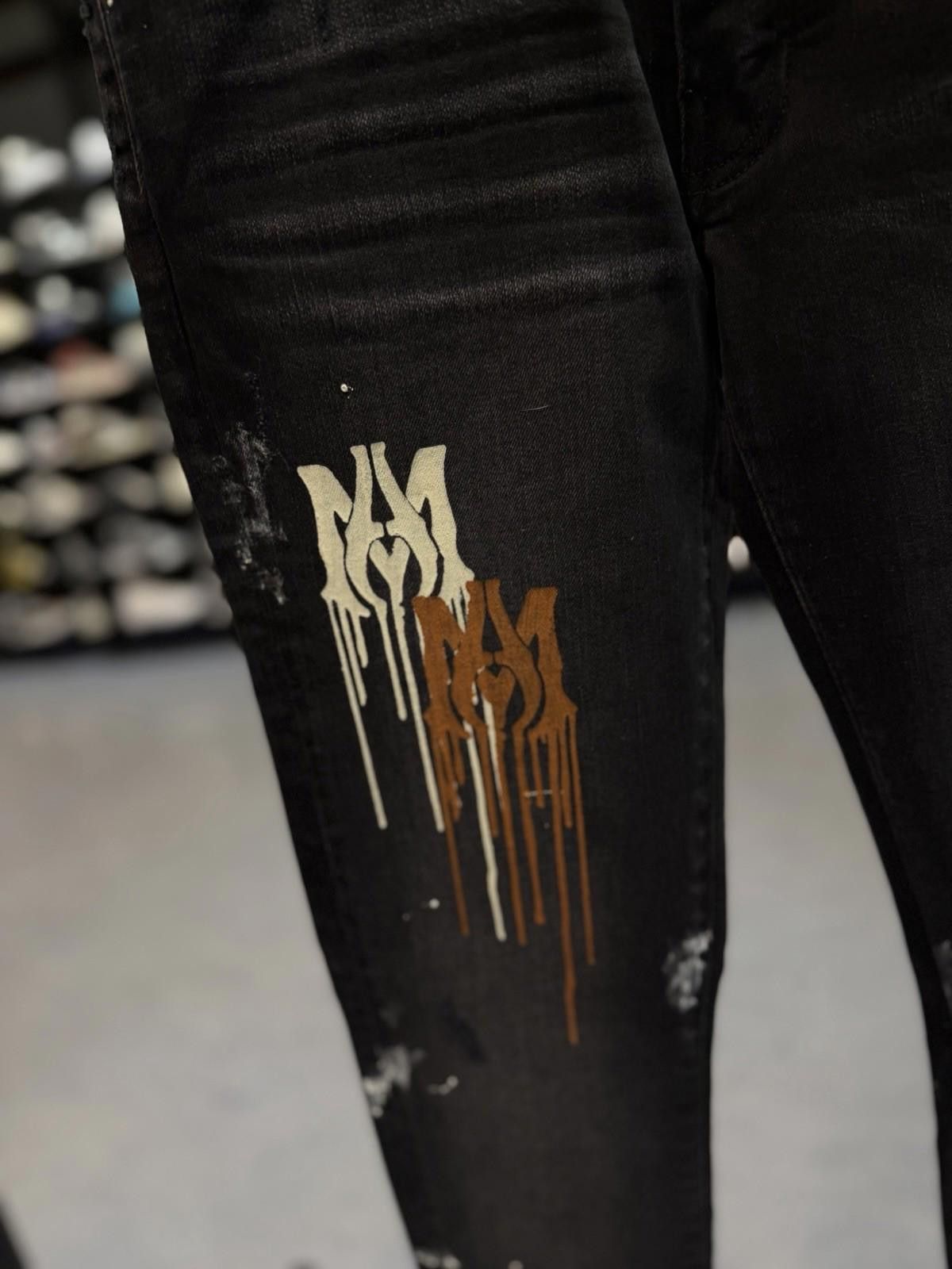 Amiri Size 30 - Amiri Paint Leg Black Jeans 100% Authentic NEW Size US 30 / EU 46 - 5 Thumbnail