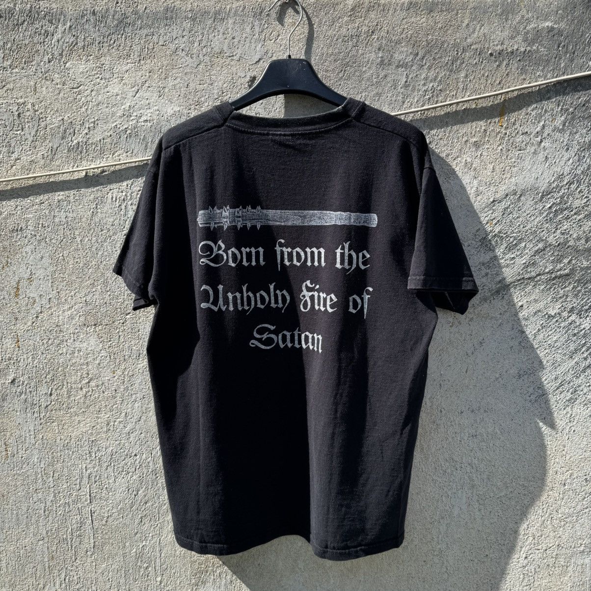 Band Tees White Army Black Metal Band Finland Darkthrone Satan Burzum Size US L / EU 52-54 / 3 - 2 Thumbnail