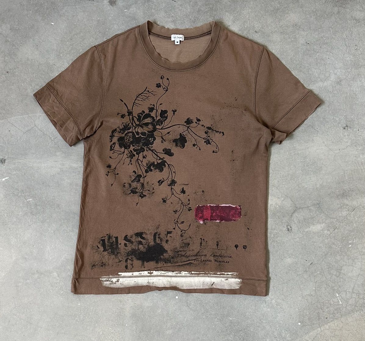 Paul Smith VINTAGE PAUL SMITH PAINTER DISTRESSED TEE Size US M / EU 48-50 / 2 - 1 Thumbnail