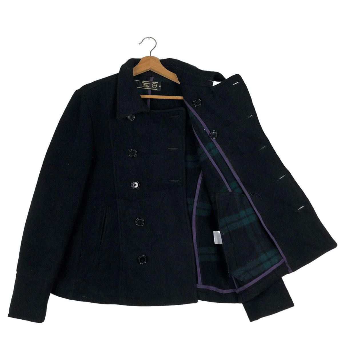 Beauty Beast 🔥90’s Vtg Wool Double Breast Jacket Breath Mint Issey Miyake Size US M / EU 48-50 / 2 - 9 Thumbnail