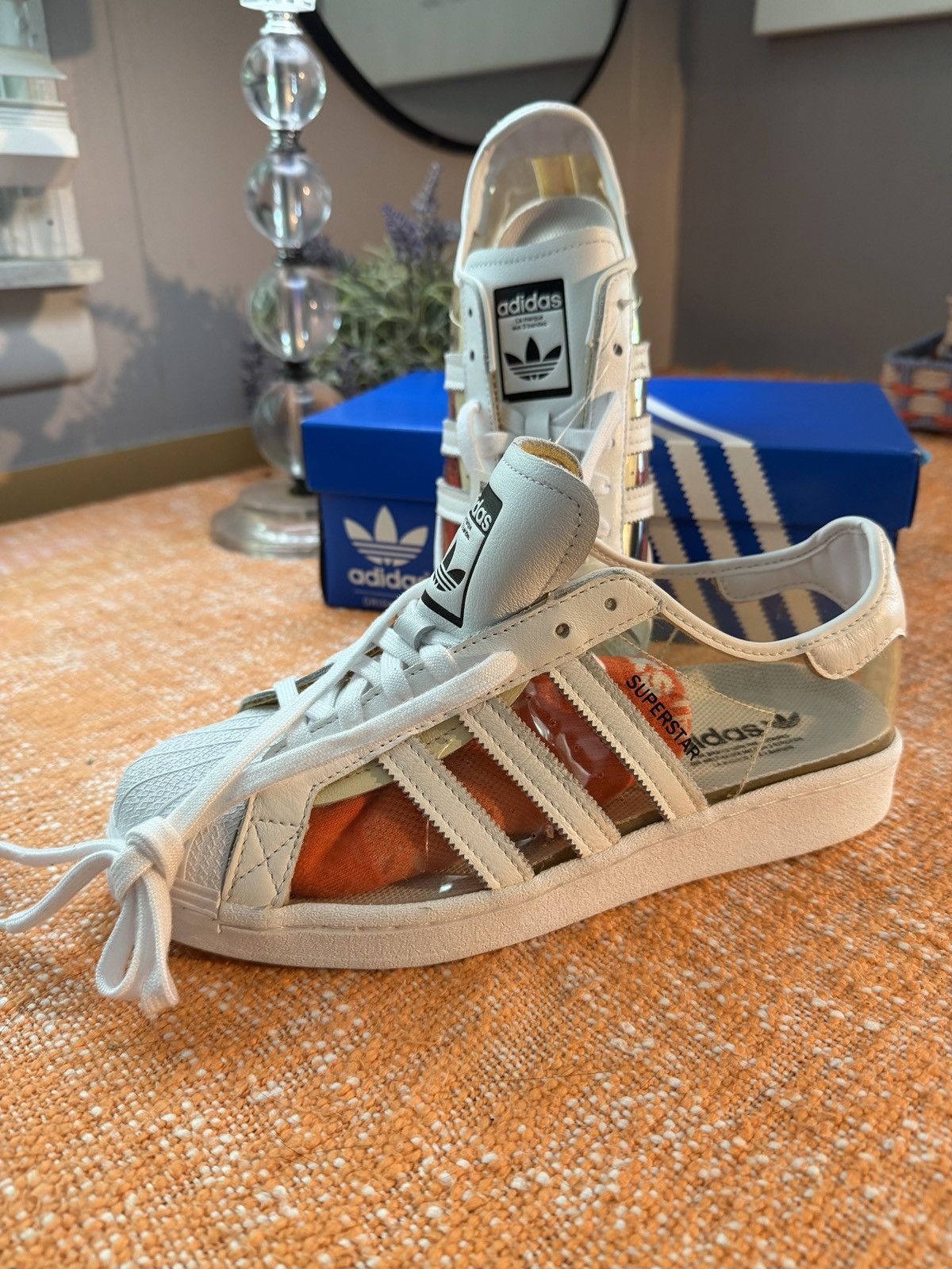 Adidas Clear! Adidas Superstar New size 9 Samples Size US 9 / EU 42 - 3 Thumbnail