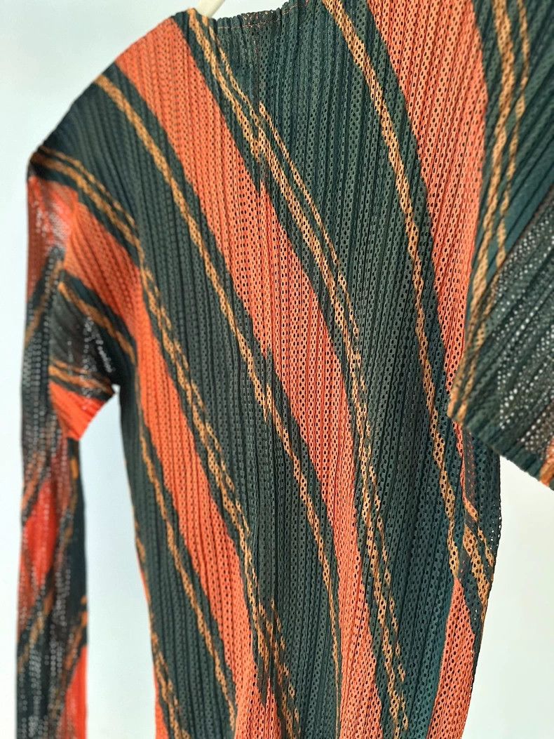 Issey Miyake Issey Miyake size:3 Black and orange double-layer contrast Size M / US 6-8 / IT 42-44 - 5 Thumbnail